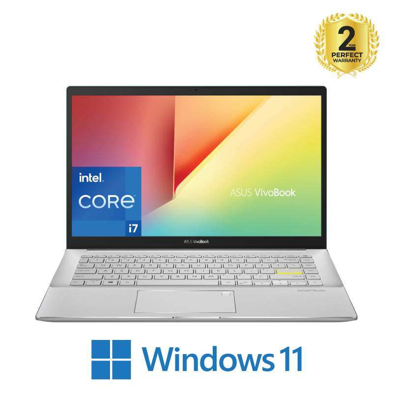 Asus Vivobook S14 S433EQ-AM0R7W Intel Core™ i7-1165G7, 16GB DDR4 Ram, 512GB SSD, Nvidia GeForce MX350 2GB GDDR5, 14 Inch - Win 11-Transparent Silver