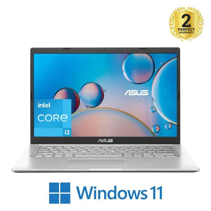 Asus X415EA-BL003W Intel® Core™ i3-1115G4, 4GB DDR4 Ram, 256GB SSD, Intel® UHD Graphics, 14 Inch - Win 11-Transparent Silver
