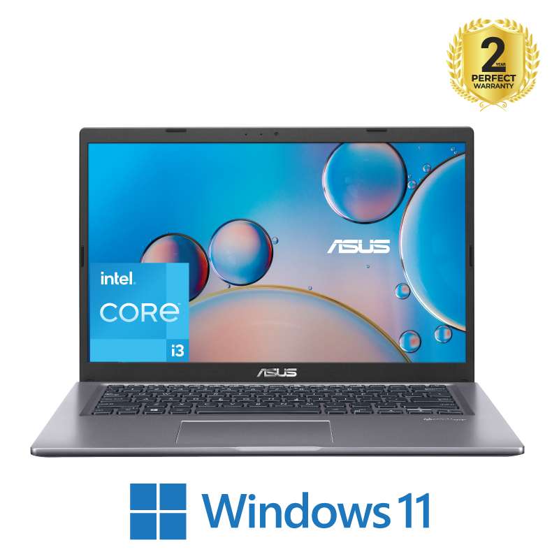 Asus X415EA-BV003W Intel® Core™ i3-1115G4, 4GB DDR4 Ram, 256GB SSD, Intel® UHD Graphics, 14 Inch - Win 11 - Slate Grey