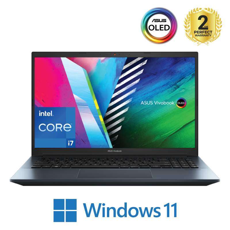 Asus Vivobook Pro 15 K3500PC-OLED007W Intel Core I7-11370H 1TB SSD 16GB Ram Nvidia GeForce RTX 3050 4GB 15.6" Inch OLED FHD Windows 11- Comet Grey