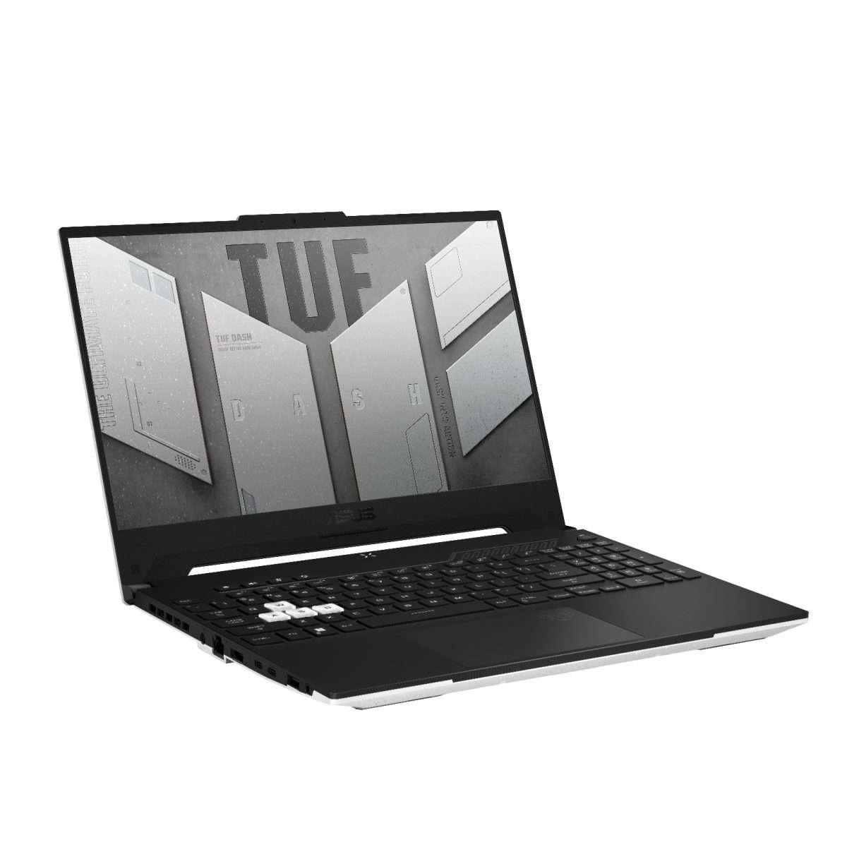 ASUS TUF Dash F15 Gaming FX517ZE-HN040W, Core i7-12650H, 16GB Ram, 512GB SSD, Nvidia GeForce RTX™ 3050 Ti 4GB GDDR6, 15.6 Inch-Moonlight White