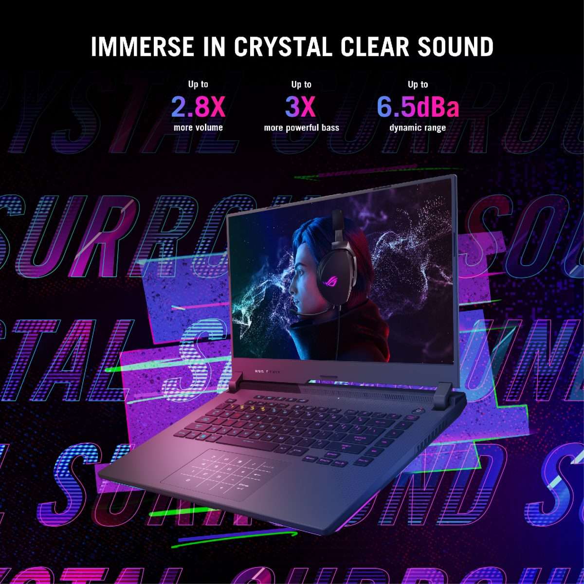 ROG Strix Gaming G15&nbsp;G513RC-HN088W,Ryzen7 6800H, 16GB Ram, 512GB SSD, Nvidia GeForce RTX 3050 4GB, 15.6 Inch - Eclipse Gray