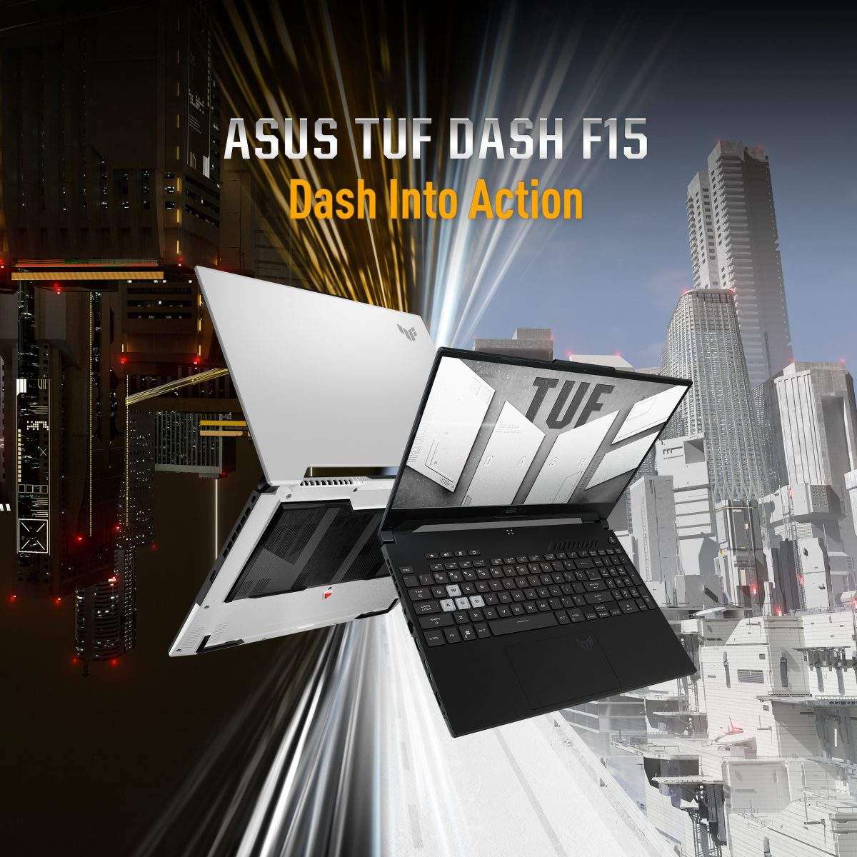 Asus TUF Gaming&nbsp;FX517ZM-HQ129W Intel Core i7-12650H , 16GB Ram, 1TB SSD, Nvidia GeForce RTX 3060 6 GB DDR6, 15.6 Inch - Moonlight White