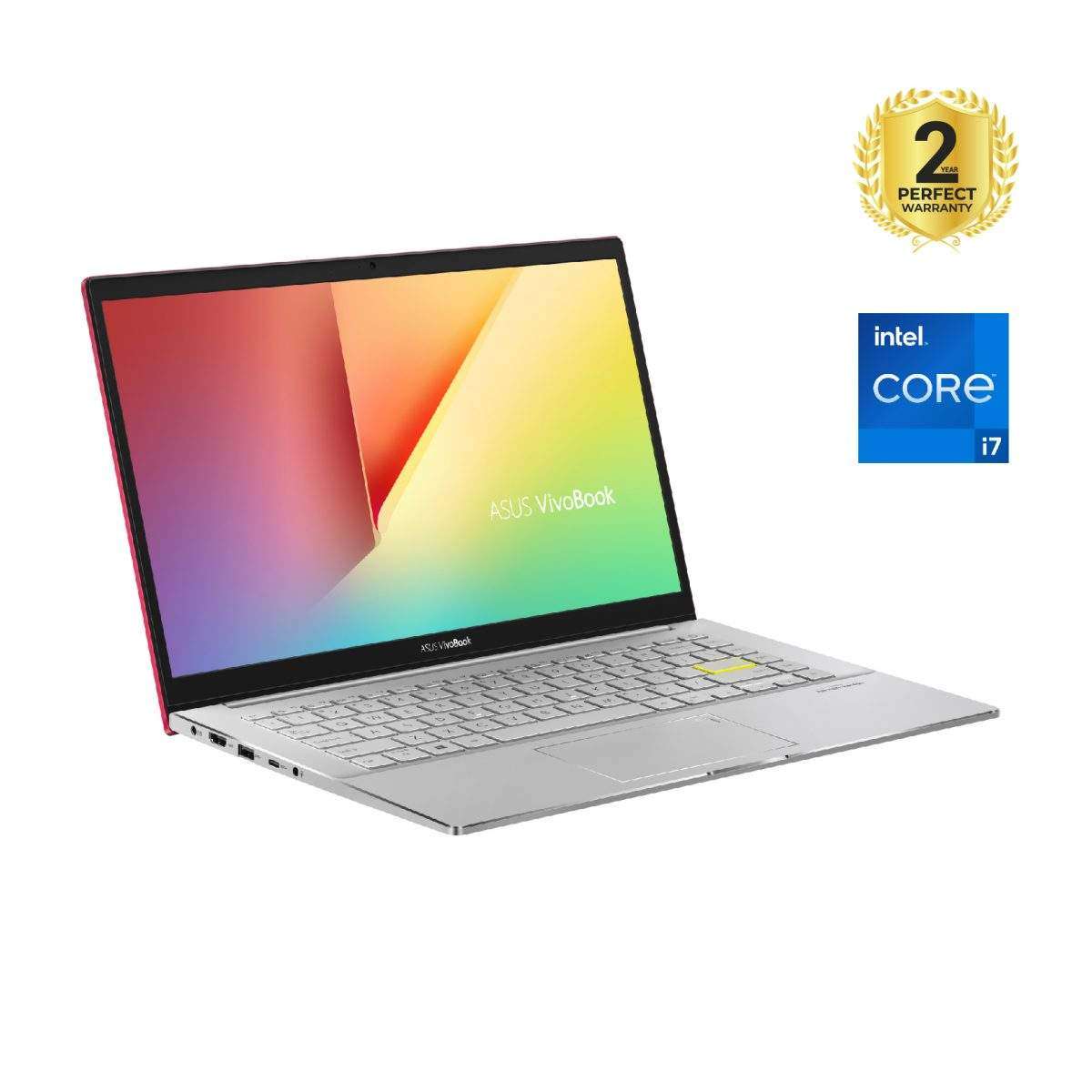 Asus Vivobook S14 S433EQ-AM0R7W Intel Core™ i7-1165G7, 16GB DDR4 Ram, 512GB SSD, Nvidia GeForce MX350 2GB GDDR5, 14 Inch - Win 11-Transparent Silver