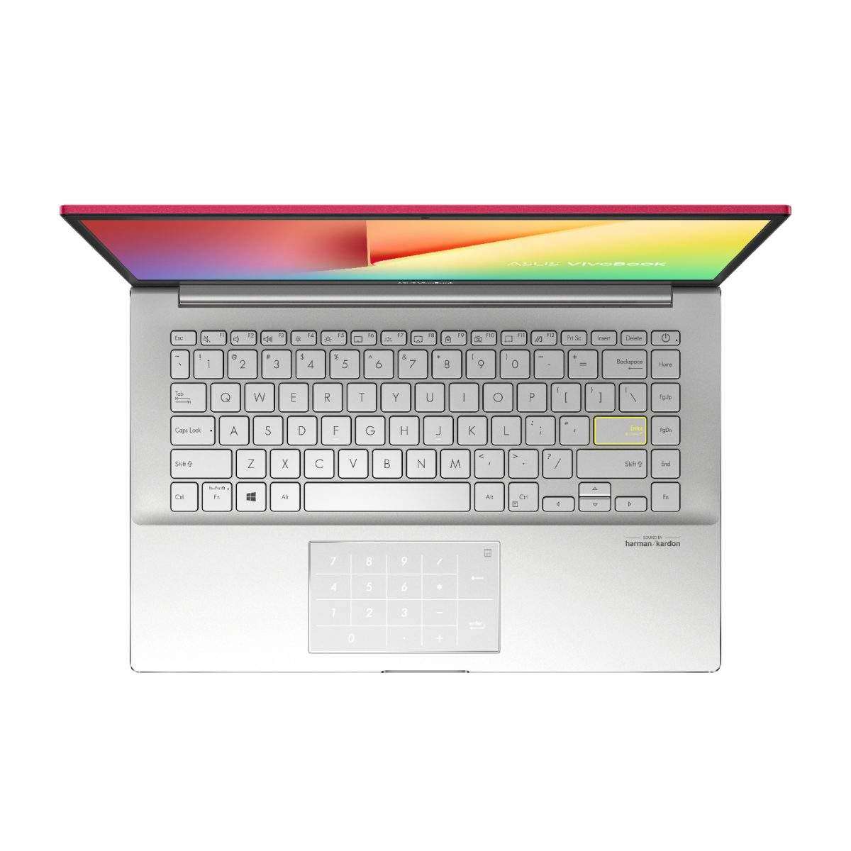 Asus Vivobook S14 S433EQ-AM0R7W Intel Core™ i7-1165G7, 16GB DDR4 Ram, 512GB SSD, Nvidia GeForce MX350 2GB GDDR5, 14 Inch - Win 11-Transparent Silver