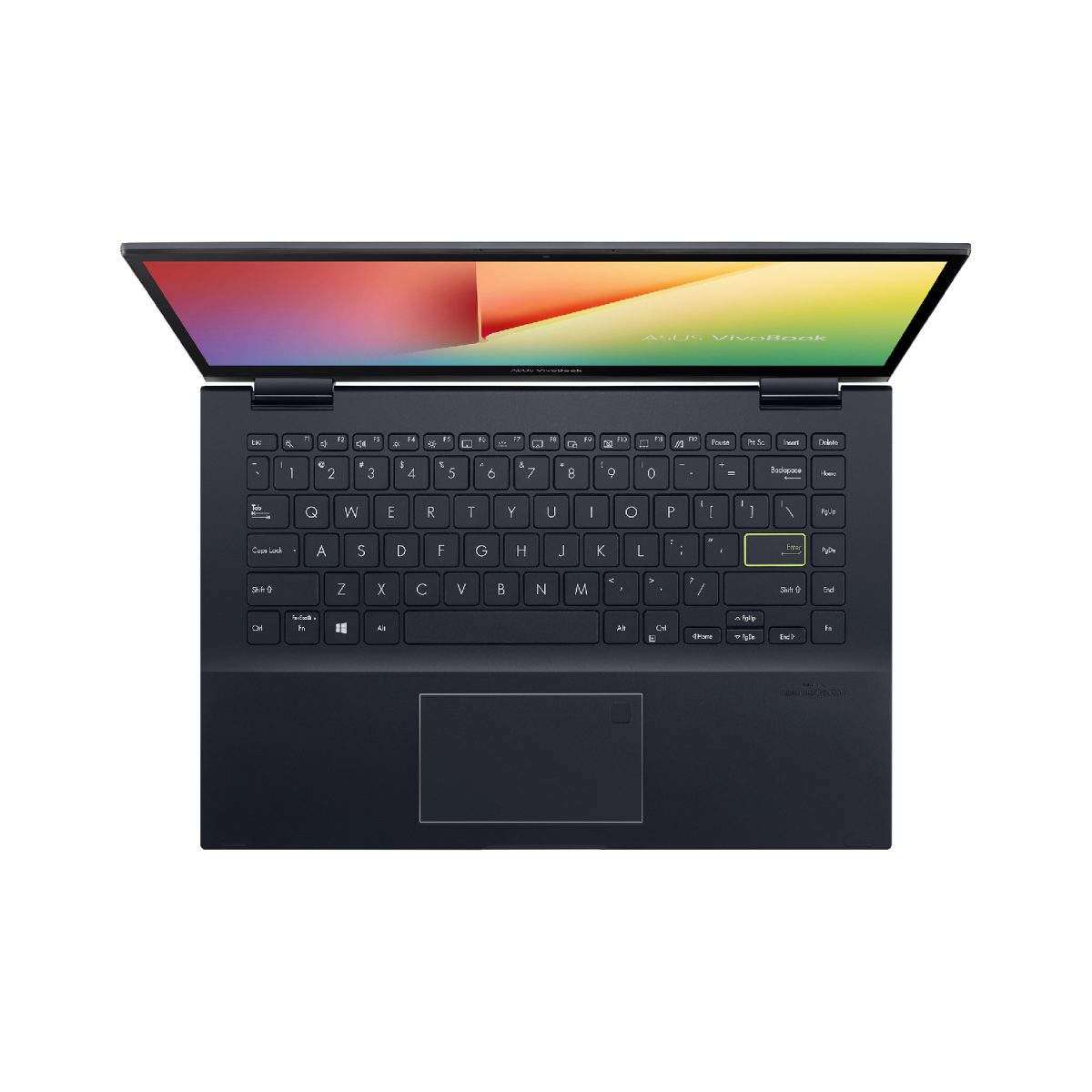 Asus VivoBook Flip 14 TM420UA-EC005T - AMD Ryzen™ 5-5500U - 8GB - 512GB SSD - AMD Radeon™ Graphics - 14"" FHD - Win10 - Bespoke Black