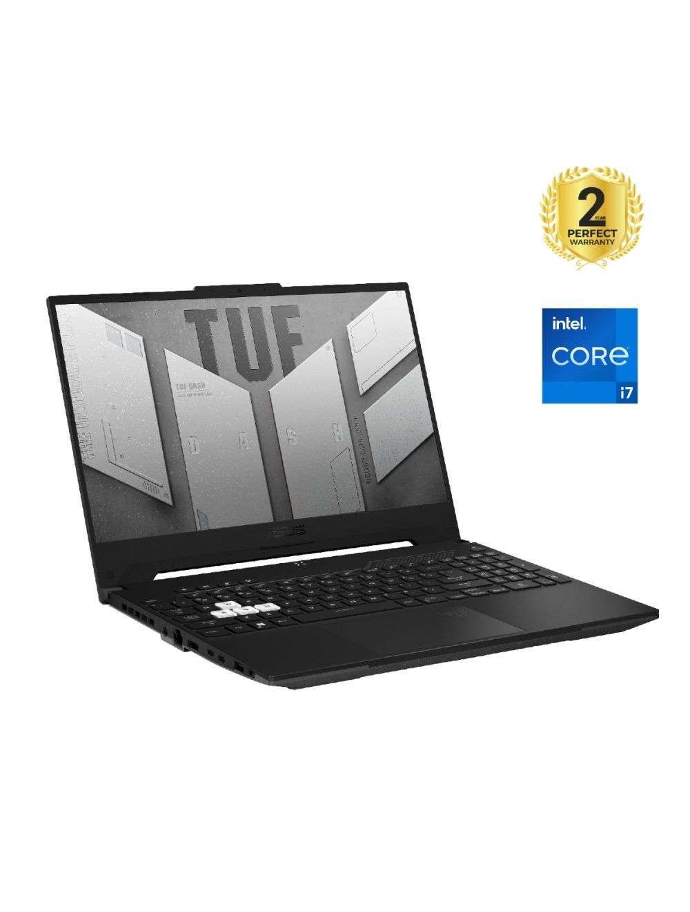 ASUS TUF Dash F15 Gaming FX517ZE-HN040W, Core i7-12650H, 16GB Ram, 512GB SSD, Nvidia GeForce RTX™ 3050 Ti 4GB GDDR6, 15.6 Inch-Moonlight White