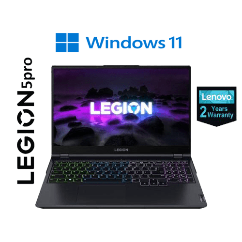 Legion 5 Pro 16ACH6H Gaming Laptop Ryzen7-5800H 16" WQXGA (2560x1600)-RTX 3070 8GB-2x 8GB Ram-1TB SSD- Windows 11 (82JQ00TSED)
