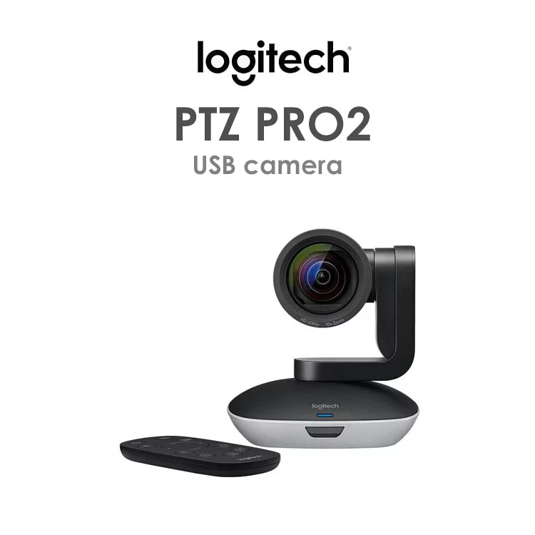Logitech PTZ Pro 2 Camera – USB HD 1080P Video Camera for Conference Rooms