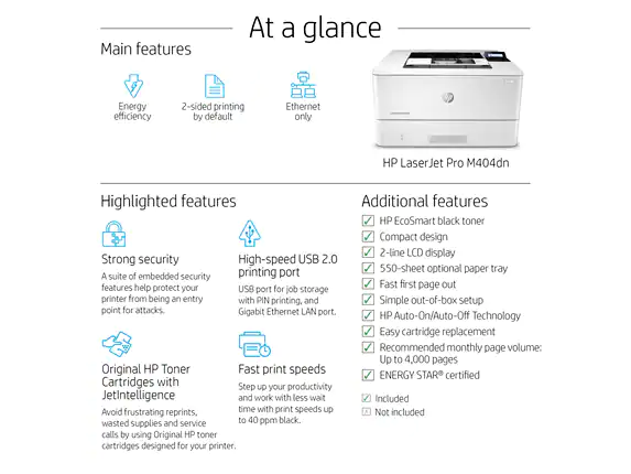 HP LaserJet Pro M404dn
