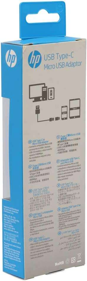 HP adapter Micro USB TO TYPE-C 036GBWHT0TW
