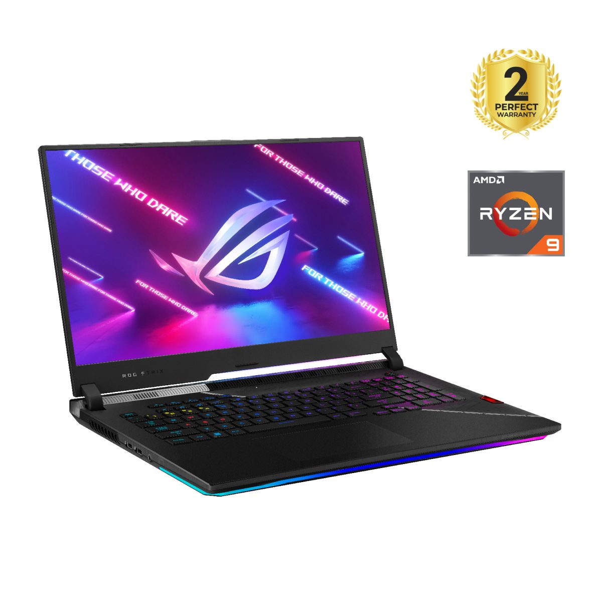 ASUS ROG Strix SCAR G533QS-HF017T AMD R9-5900HX-32GB-SSD1TB-RTX3080-16G-15.6FHD 300Hz-Win10-Black