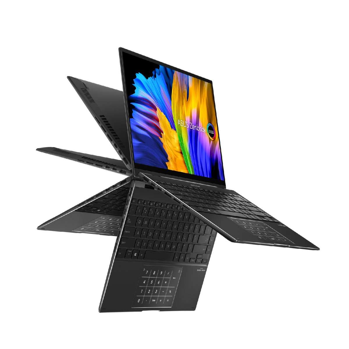 ASUS Zenbook 14 Flip OLED UN5401QA-OLED007W 14 inch- AMD Ryzen 7 5800H- 16GB -1T SSD -Win 11 Home-Jade Black