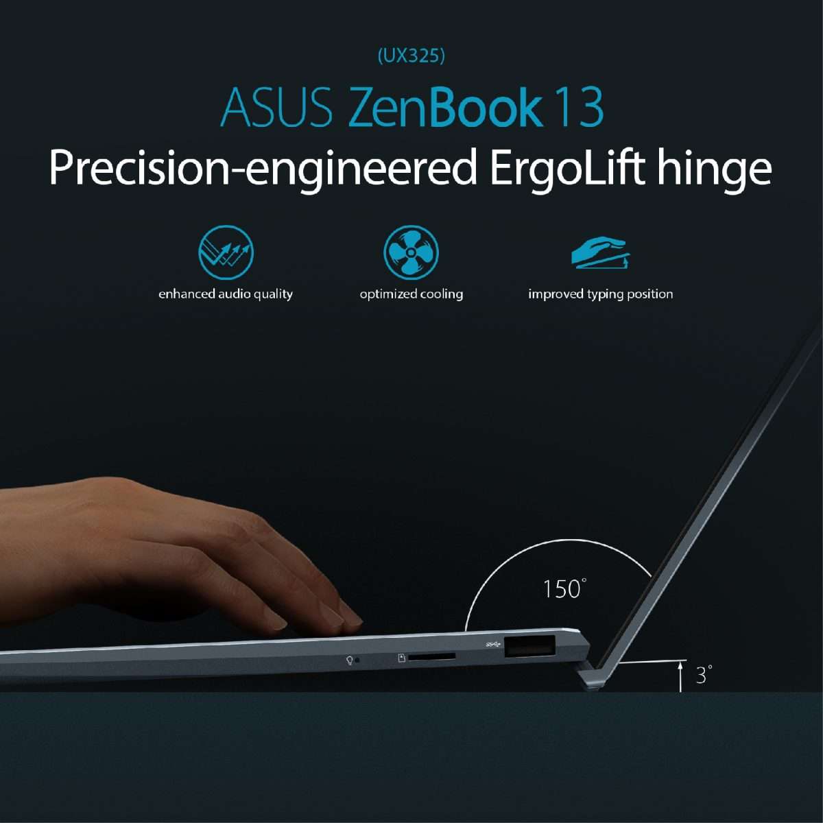 Asus Zenbook 13 Oled UX325EA-OLED005W (Pine Grey), Slim Laptop, I5-1135G7 8GB 512GB Pcie G3 Ssd, Win11 Home, 13.3 Inch Fhd 1920X1080 16:9 Oled, Hd Webcam, Backlit-Eng-Arb-KB