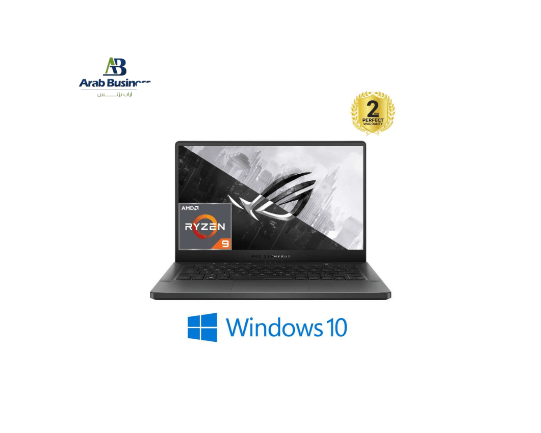 ASUS ROG Zephyrus G14 GA401QM-K2012T Gaming Laptop - AMD Ryzen 9 5900HS, 16GB, 1TB SSD, NVIDIA RTX 3060 6GB, 14.0-Inch WQHD 120Hz, Win10
