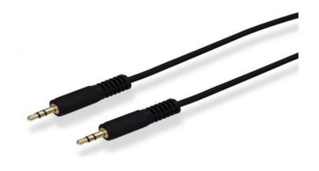 Cable AUX 3.5 mm 1.5 m length of HP - Black HP027GBBLK1.5TW