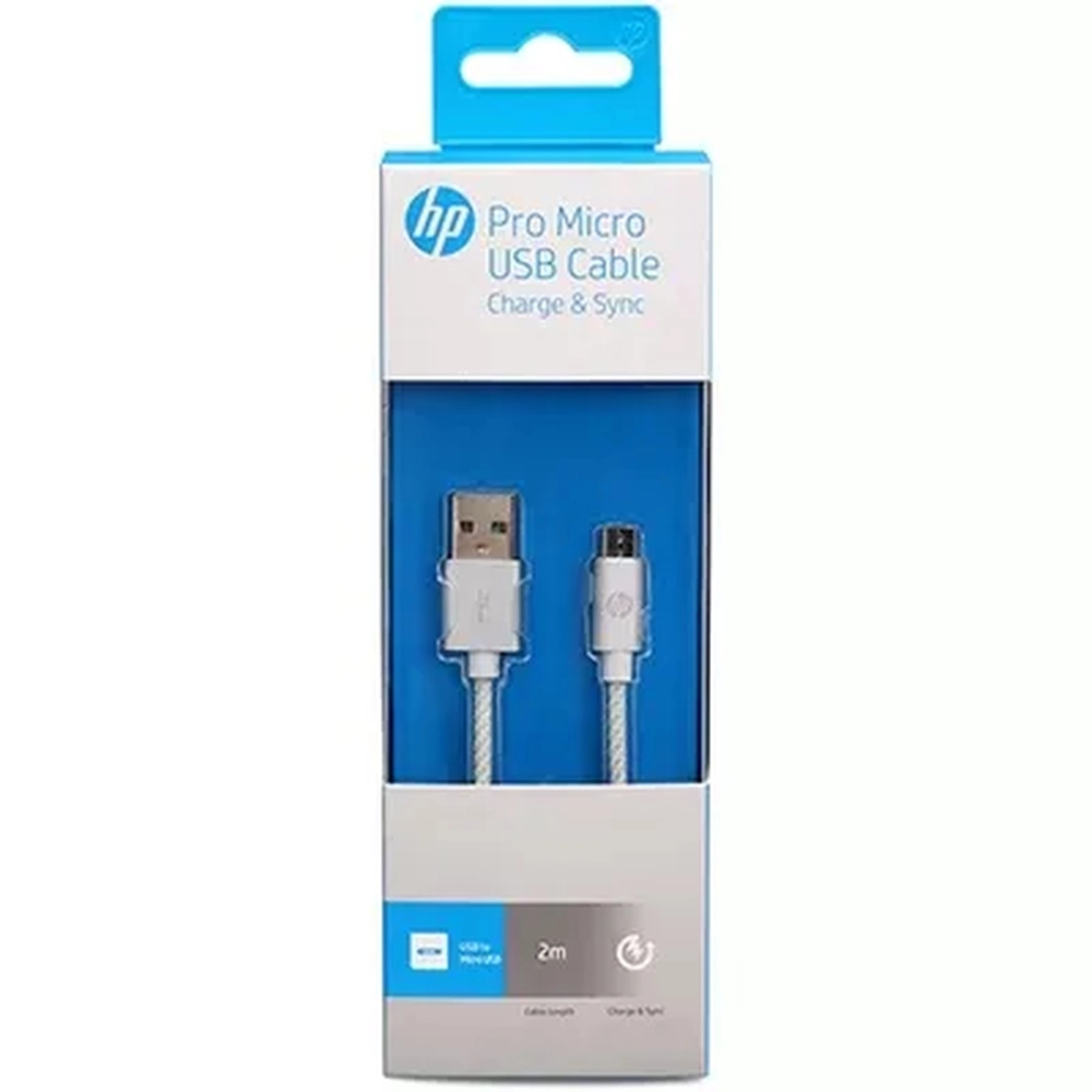 HP pro micro usb charge & sync cable (Silver)