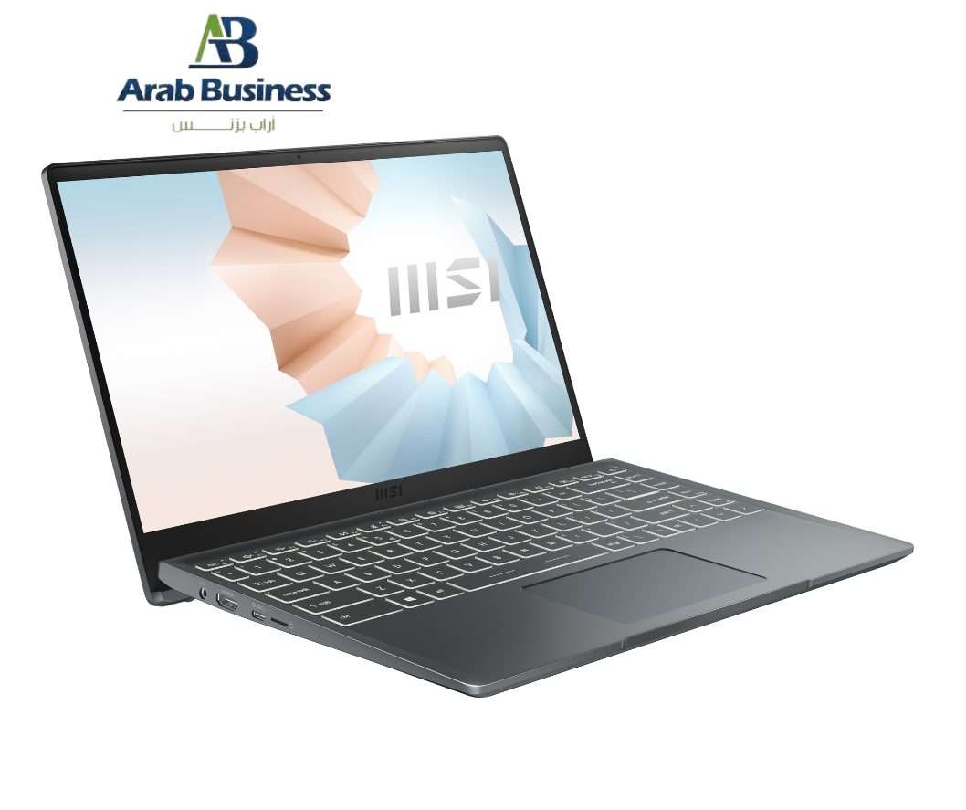 MSI Modern 14 B11MOU Laptop, Intel Ci3-1115G4, 4GB RAM, 256GB SSD, 14-inch FHD, Intel UHD Graphics, FREE DOS, Carbon Grey