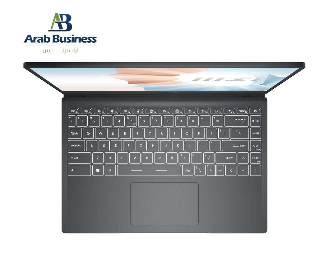 MSI Modern 14 B11MOU Laptop, Intel Ci3-1115G4, 4GB RAM, 256GB SSD, 14-inch FHD, Intel UHD Graphics, FREE DOS, Carbon Grey