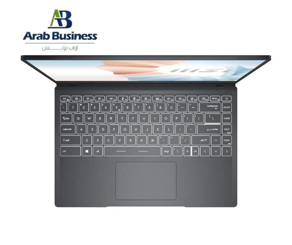 MSI Modern 14 B11M Laptop, Intel Ci5-1155G7, 8GB RAM, 512GB SSD, 14-inch FHD, Intel Iris Xe Graphics, FREE DOS, Carbon Grey