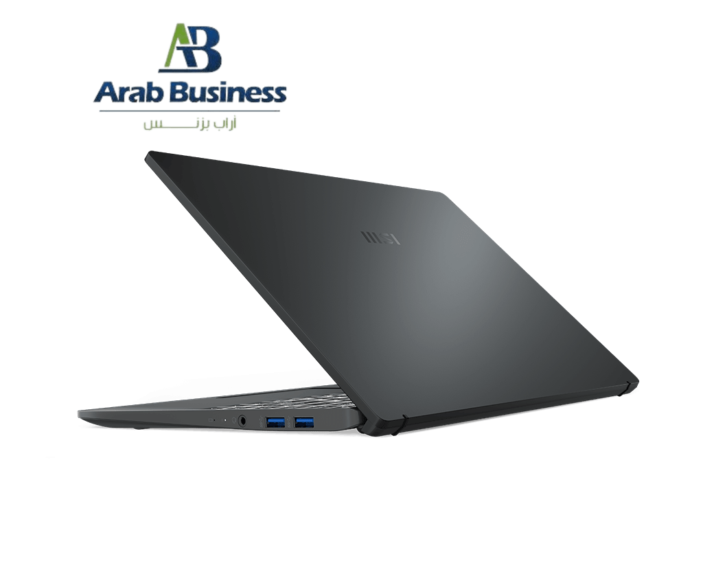MSI Modern 14 B5M Laptop, AMD Ryzen 5 5500U, 8GB RAM, 256GB NVMe SSD, 14-inch FHD, AMD Radeon Graphics, FREE DOS, Carbon Grey