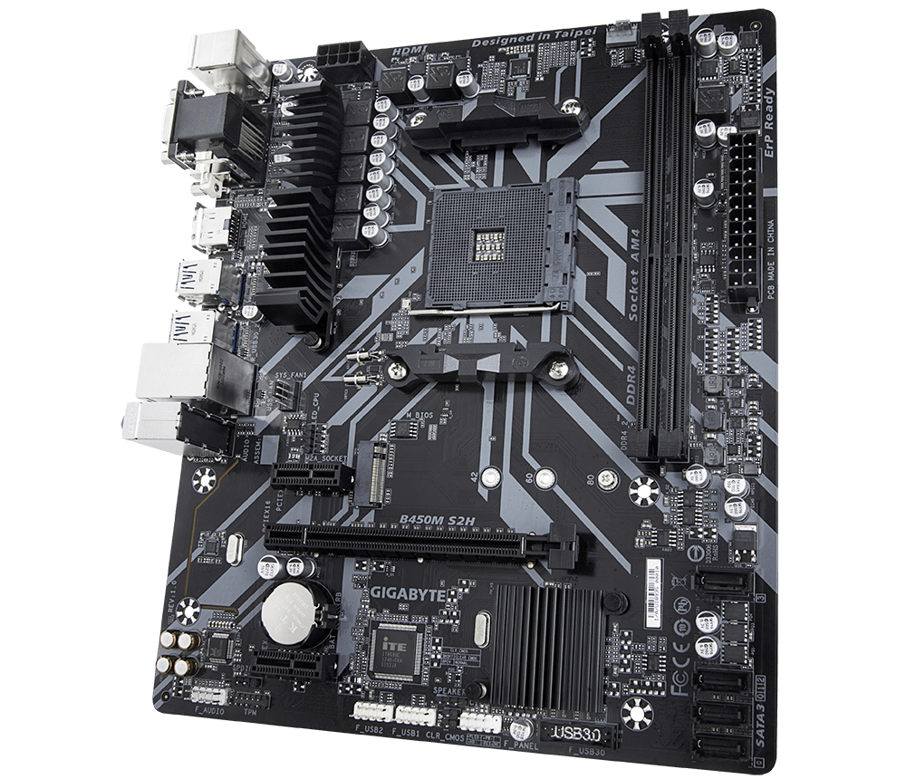 GIGABYTE B450M S2H Motherboard
