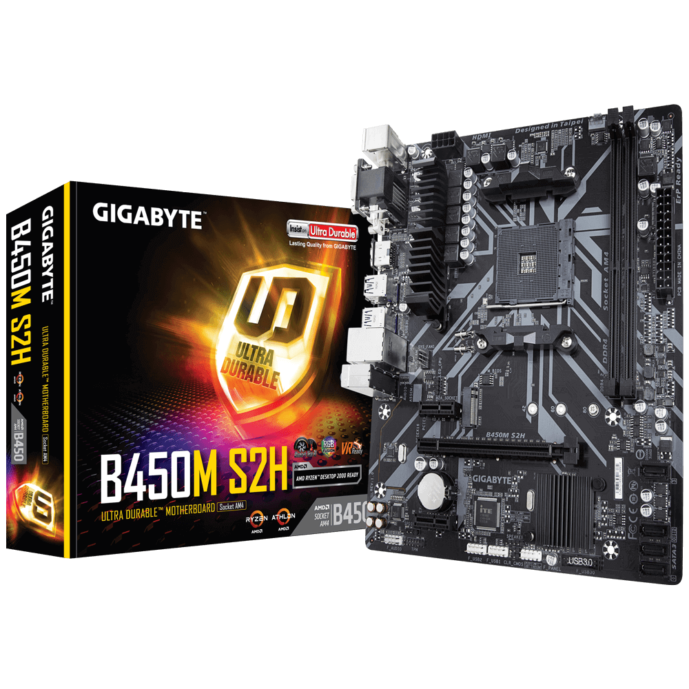 GIGABYTE B450M S2H Motherboard