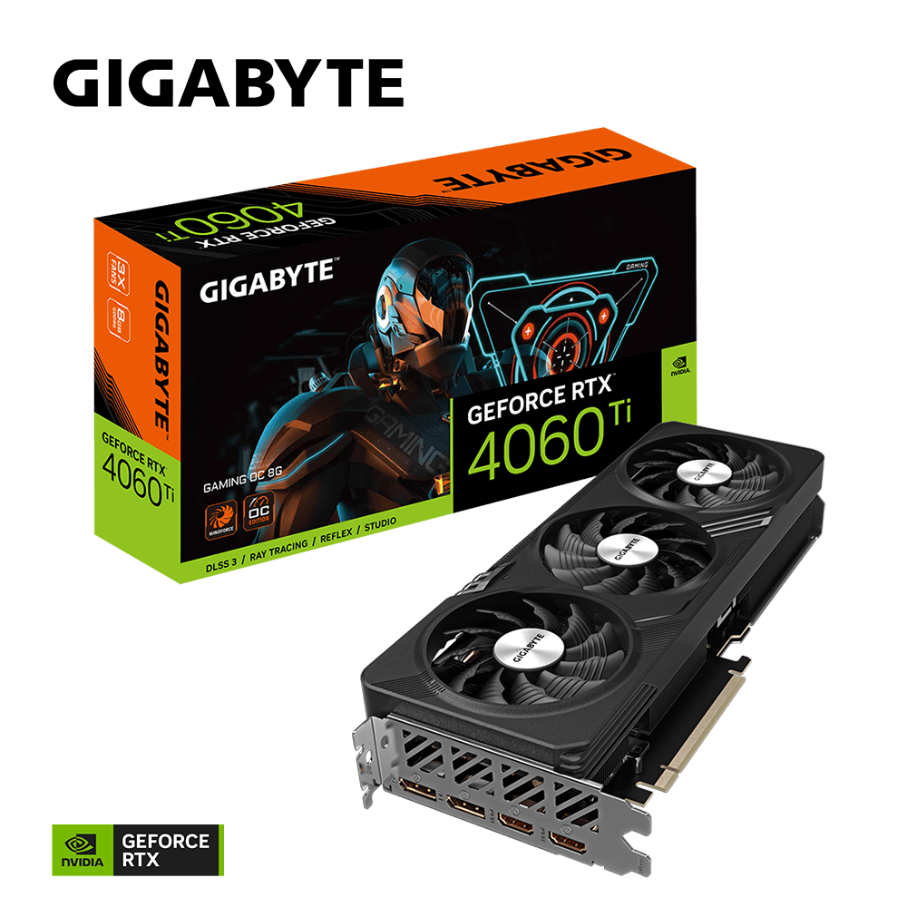 Gigabyte GeForce RTX­­™ 4060 Ti GAMING OC 8G-GV-N406TGAMING OC-8GD