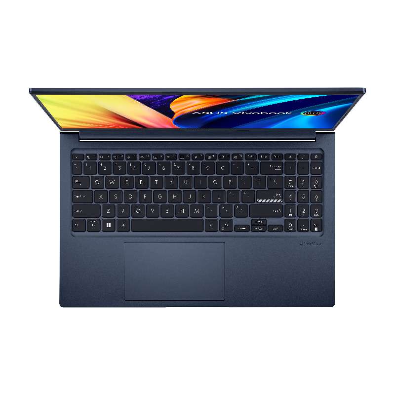 Asus Vivobook(X1503ZA-OLED005W)core i5 12500h-ram 8gb- ssd 512 -Integrated Intel® UHD Graphics  - 15.6" fhd oled- win 11-Quiet Blue English/Arabic Quiet Blue