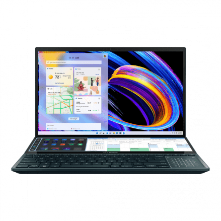 ASUS ZENBOOK PRO DUO 15 OLED UX582ZM-OLED009W INTEL CORE I9-12900H 1TB SSD 32GB RAM NVIDIA GEFORCE RTX 3060 6GB 15.6" INCH 4K OLED WIN.11