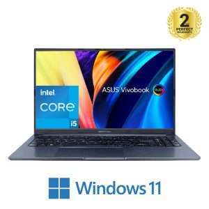 Asus Vivobook(X1503ZA-OLED005W)core i5 12500h-ram 8gb- ssd 512 -Integrated Intel® UHD Graphics  - 15.6" fhd oled- win 11-Quiet Blue English/Arabic Quiet Blue