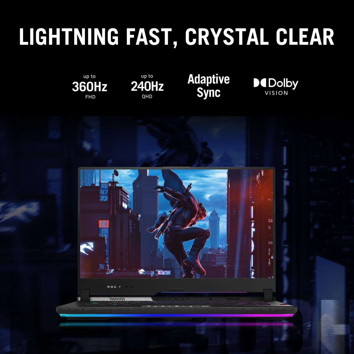 Asus ROG Strix Scar 17 G733ZX-KH059W Gaming Laptop 17.3 Inch FHD 360Hz Intel Ci9-12900H 32GB RAM 1TB SSD RTX 3080 Ti 16GB Win 11 - 90NR08L2-M003M0