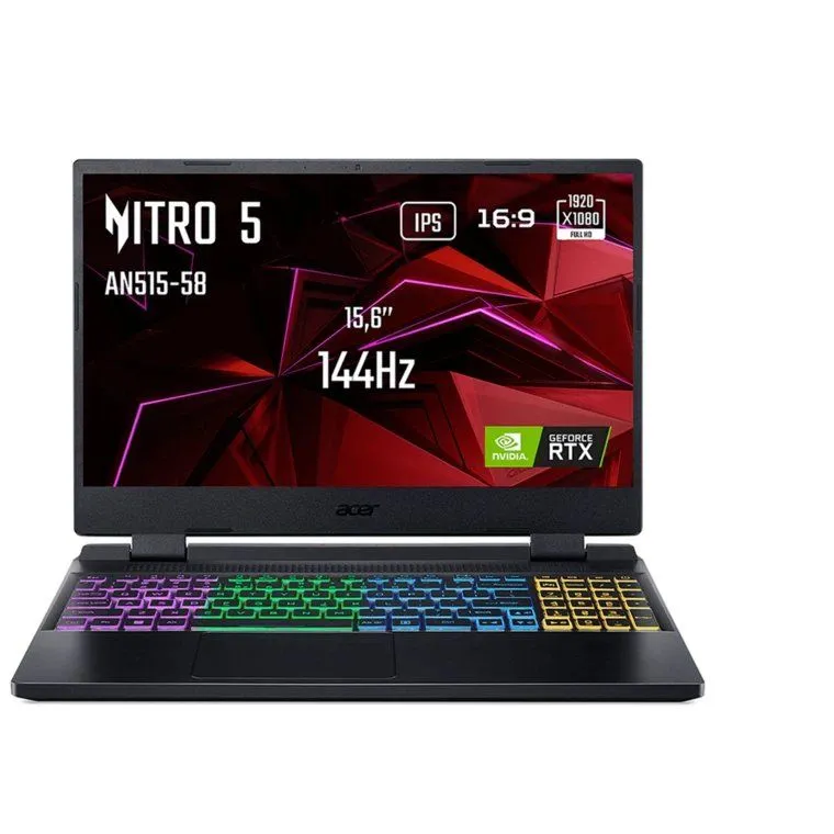 ACER NITRO 5 AN515-58-526E INTEL CORE I5-12500H 512GB SSD 8GB RAM NVIDIA GEFORCE RTX 3050 4GB 15.6'' INCH FHD