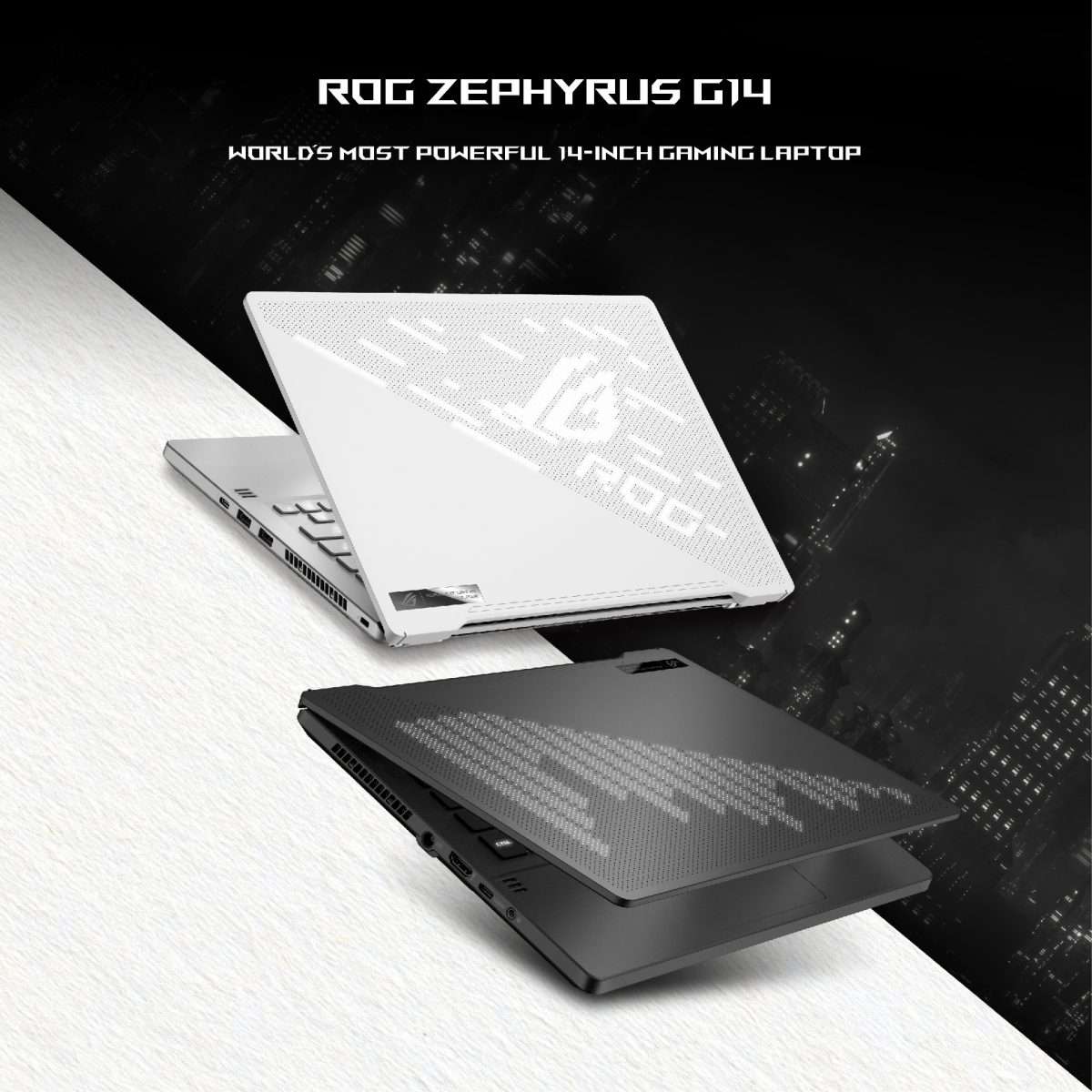 Asus ROG Zephyrus G14 GA402RJ-WHT07W Gaming Laptop 14.0-inch QHD 120Hz AMD Ryzen 7-6800HS 16GB RAM 1TB SSD AMD RX 6700S 8GB Win 11 90NR09T3-M00B20