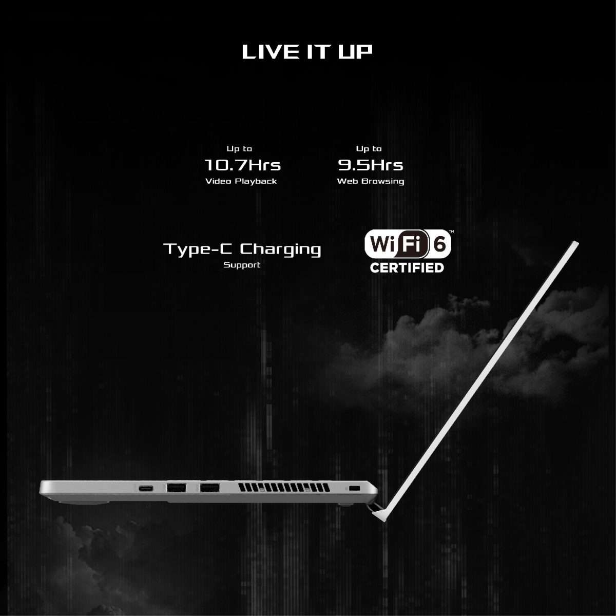 Asus ROG Zephyrus G14 GA402RJ-WHT07W Gaming Laptop 14.0-inch QHD 120Hz AMD Ryzen 7-6800HS 16GB RAM 1TB SSD AMD RX 6700S 8GB Win 11 90NR09T3-M00B20
