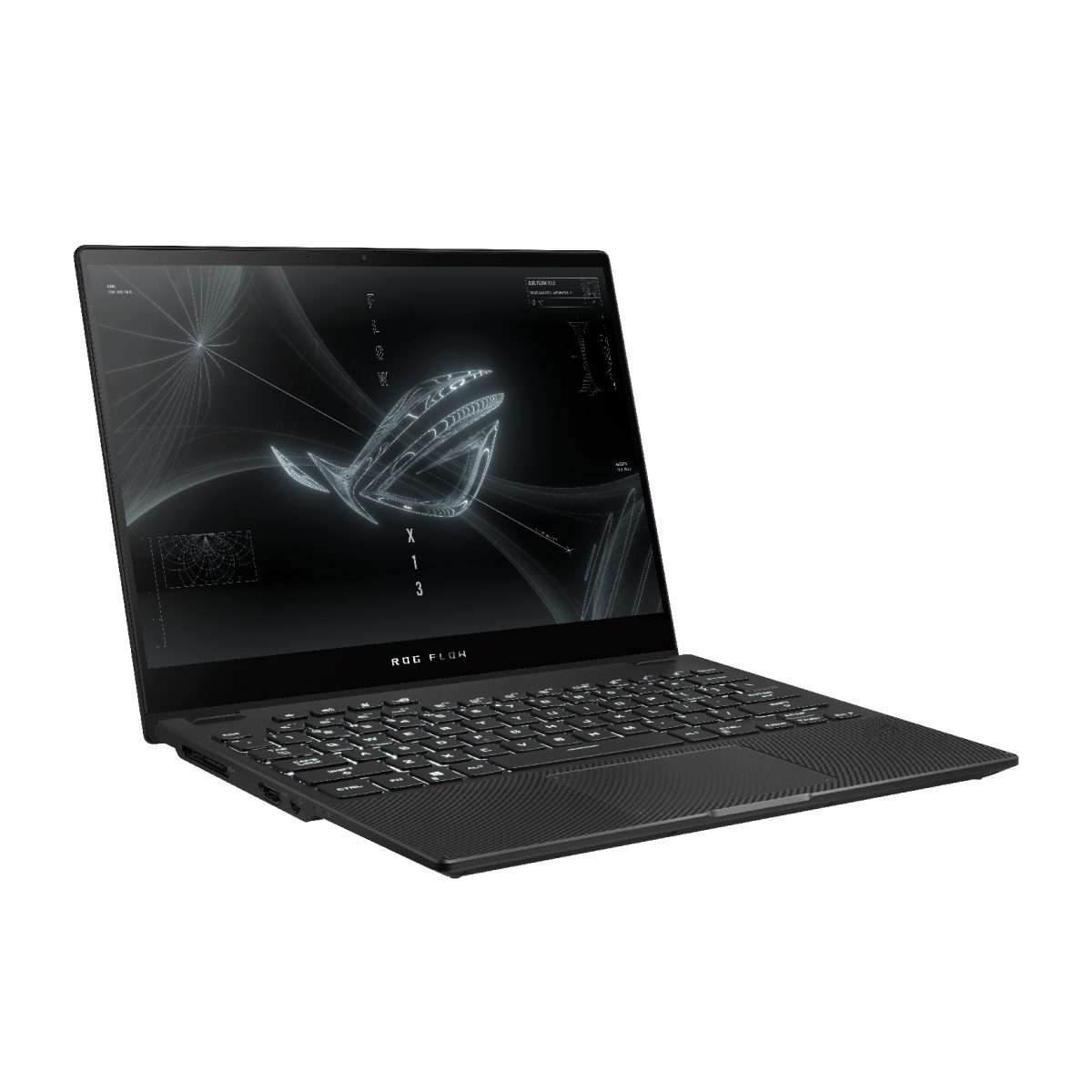 Asus ROG Flow X13 GV301RE-LJ118W Gaming Laptop 13.4 inch WUXGA 120Hz AMD R7-6800HS 16GB RAM 512GB SSD RTX 3050 Ti 4GB Black Win11 90NR0A21-M008F0