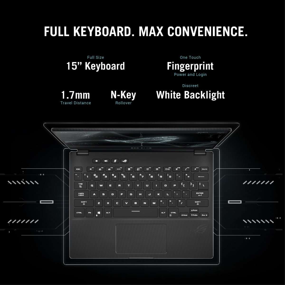 Asus ROG Flow X13 GV301RC-LJ062W Gaming Laptop 13.4 inch WUXGA 120Hz AMD Ryzen7-6800HS 16G RAM 512GB SSD RTX 3050 4GB Win11 Black 90NR0A41-M003J0