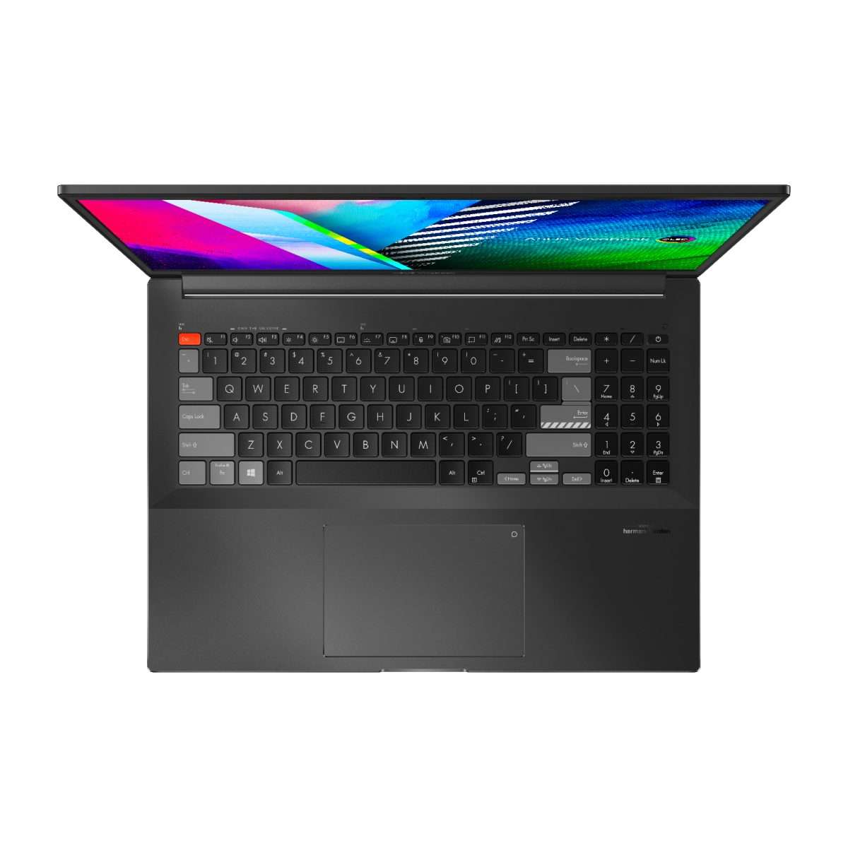 Asus VivoBook Pro X16 Laptop (N7600PC-OLED007W), Processor Intel® Core™ i7-11370H, 11th Gen, 16GB RAM, 1TB SSD, NVIDIA® GeForce RTX™ 3050-4GB GDDR6, 16" 4K OLED, Windows 11, Comet Grey
