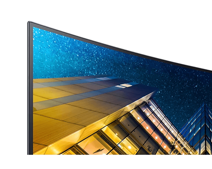 SAMSUNG 32-inch UHD curved monitor with 1 billion shades-LU32R590CWMXEG