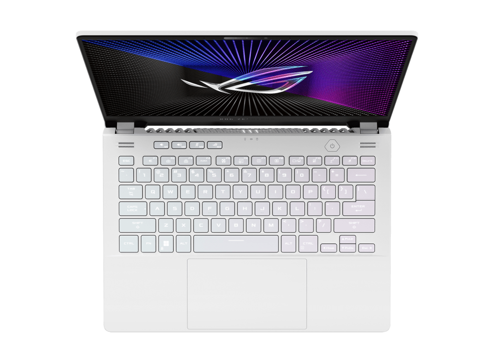 Asus ROG Zephyrus G14 GA402RJ-WHT07W Gaming Laptop 14.0-inch QHD 120Hz AMD Ryzen 7-6800HS 16GB RAM 1TB SSD AMD RX 6700S 8GB Win 11 90NR09T3-M00B20
