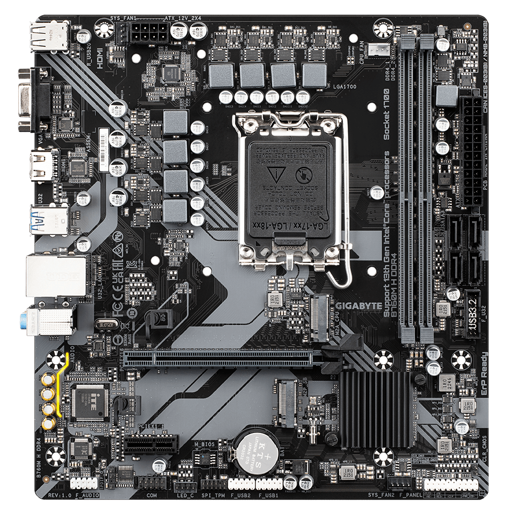Gigabyte B760M H DDR4 (rev. 1.0)