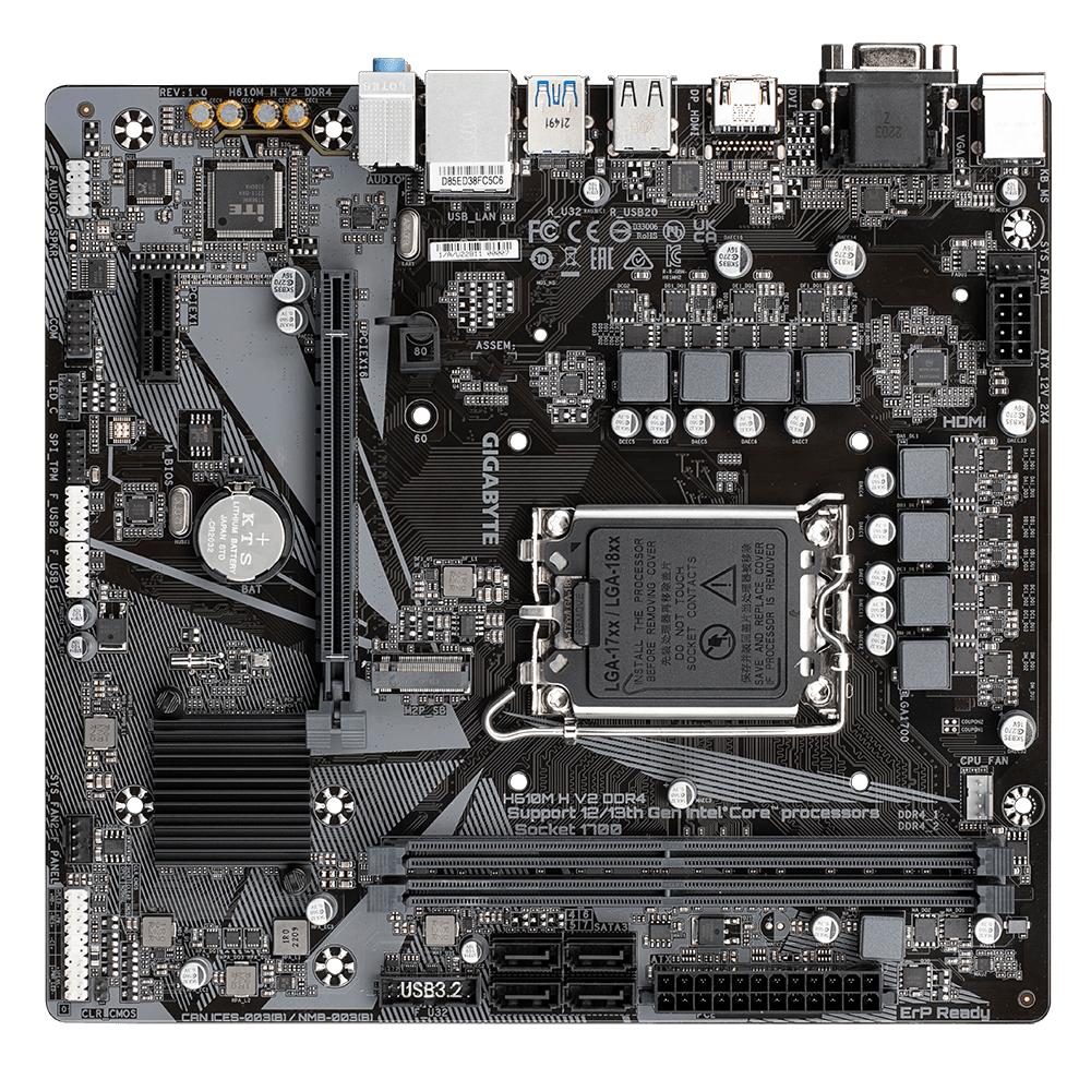 H610M H V2 DDR4 (rev. 1.0)