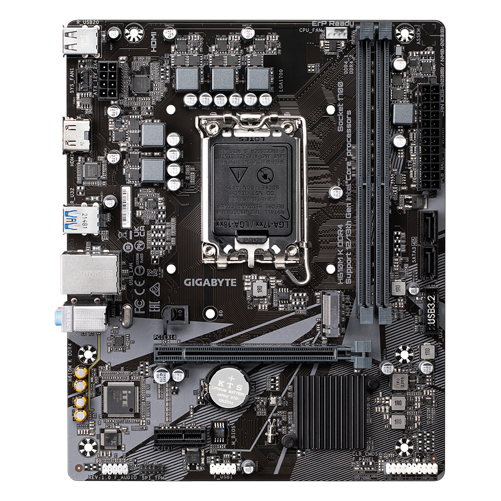 H610M K DDR4 (rev. 1.0) rev. 2.0