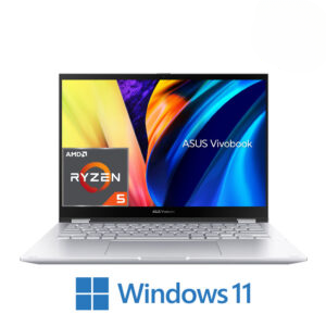 Asus Vivobook S 14 Flip TN3402YA-LZ005W Laptop 14 inch WUXGA Flip Touch AMD R5 -7530U 8GB RAM 512GB SSD AMD Radeon Win11 Silver - 90NB1112-M006H0