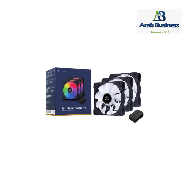 Air Blazer 120i Lite Brilliant 3-in-1 addressable RGB fan pack with controller