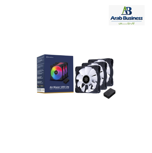 Air Blazer 120i Lite Brilliant 3-in-1 addressable RGB fan pack with controller