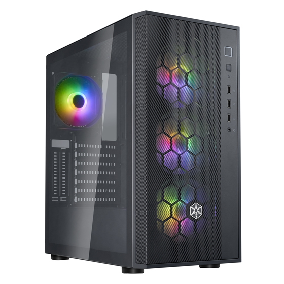 Case SilverStone FARA R1 PRO V2-tempered glass mid tower ATX