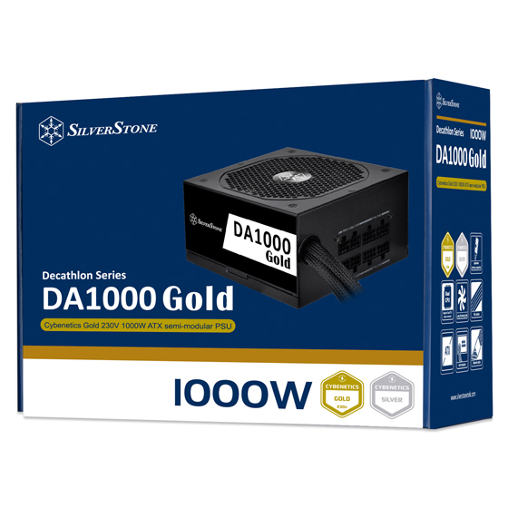 Power Supply SilverStone DA1000 Gold Cybenetics 1000W semi-modular ATX
