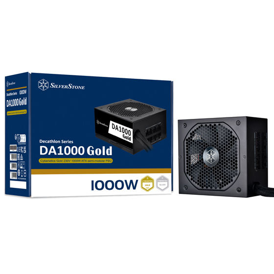 Power Supply SilverStone DA1000 Gold Cybenetics 1000W semi-modular ATX