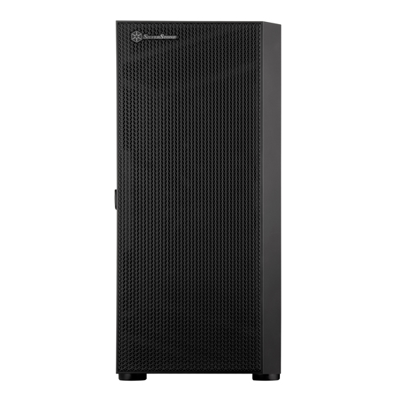 Silver Stone SETA H1 Mid-tower case with perforated mesh front panel steel chassis and ARGB lighting 4FAN